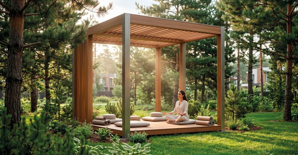 Pérgola de meditación